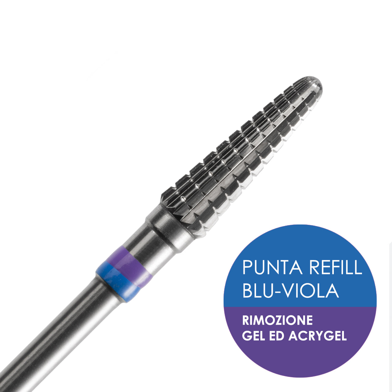 Punta de recambio de gel azul-púrpura